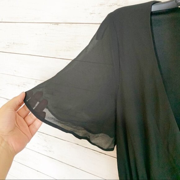 NWT Show Me Your Mumu Black Sophia Wrap Dress - Picture 5 of 9